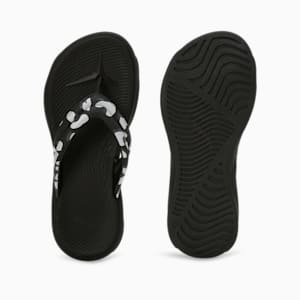 Royalcat Softride Cara Women's Flip-Flops, PUMA Black-Strong Gray-Cool Light Gray, extralarge-IND